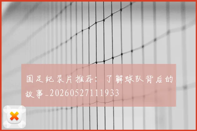 国足纪录片推荐:了解球队背后的故事_20260527111933